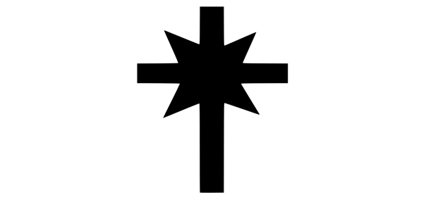 La croix à huit branches, symbole de l'Église de la Scientologie. © WIKIMEDIA.