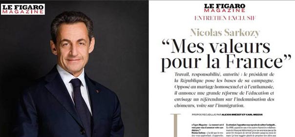 L'interview de Nicolas Sarkozy dans Le Figaro Magazine du 11 février 2012.