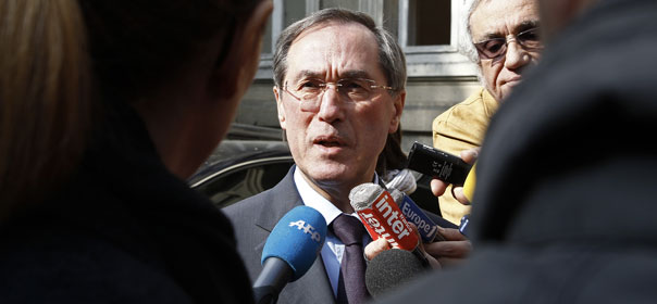 Le ministre de l'Intérieur, Claude Guéant, annoncera les résultats du premier tour de la présidentielle, dimanche 22 avril 2012. © REUTERS
