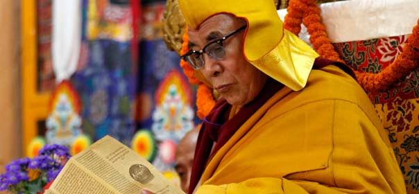 Le dalaï-lama le 7 mars 2012 à Dhamamsala, en Inde, siège du gouvernement tibétain en exil. © REUTERS